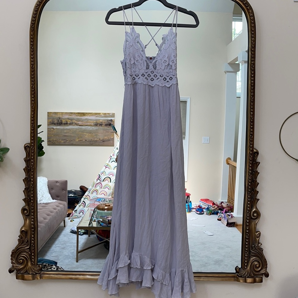 Free People Adella Maxi slip dress